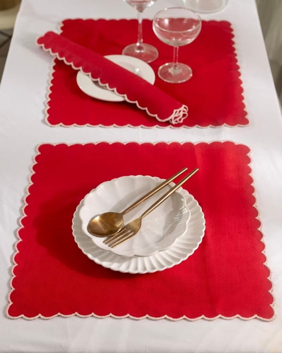 Scalloped Napkins